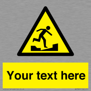 Custom warning uneven surface